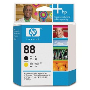 Hewlett Packard HP C9381A ( HP 88 Black/Yellow Printhead ) InkJe