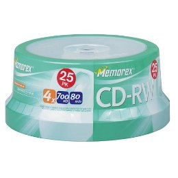 (image for) MEMOREX CD-RW 25 PACK - Click Image to Close