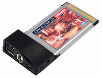 4 Port Dual Firewire & USB 2.0 PCMCIA Card